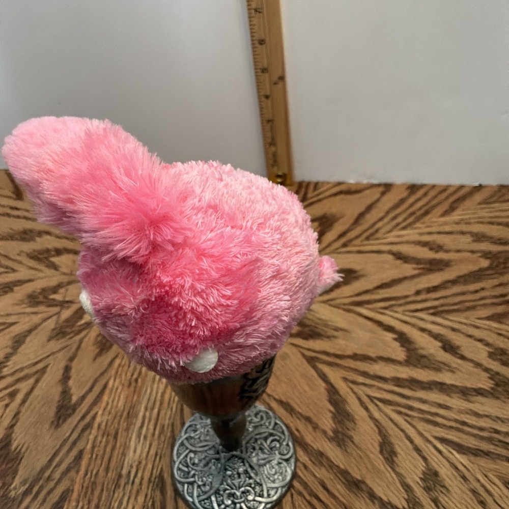 Amazing Squishee Plushies Whiskers Pink Cat Plush Stuffed Toy 3.5" THERAPY BALL - Picture 5 of 6